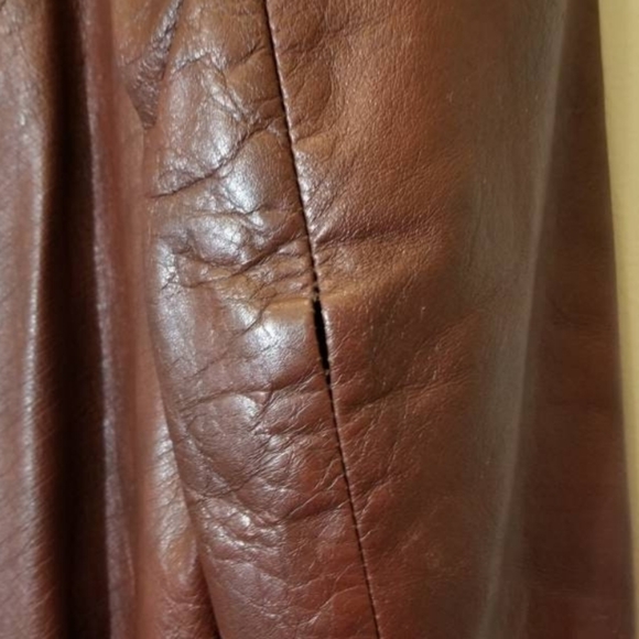 VTG PACO RABANNE LEATHER JACKET PARIS 70S DISCO RETRO STUDIO 54 CLUB DESIGNER - Picture 7 of 8